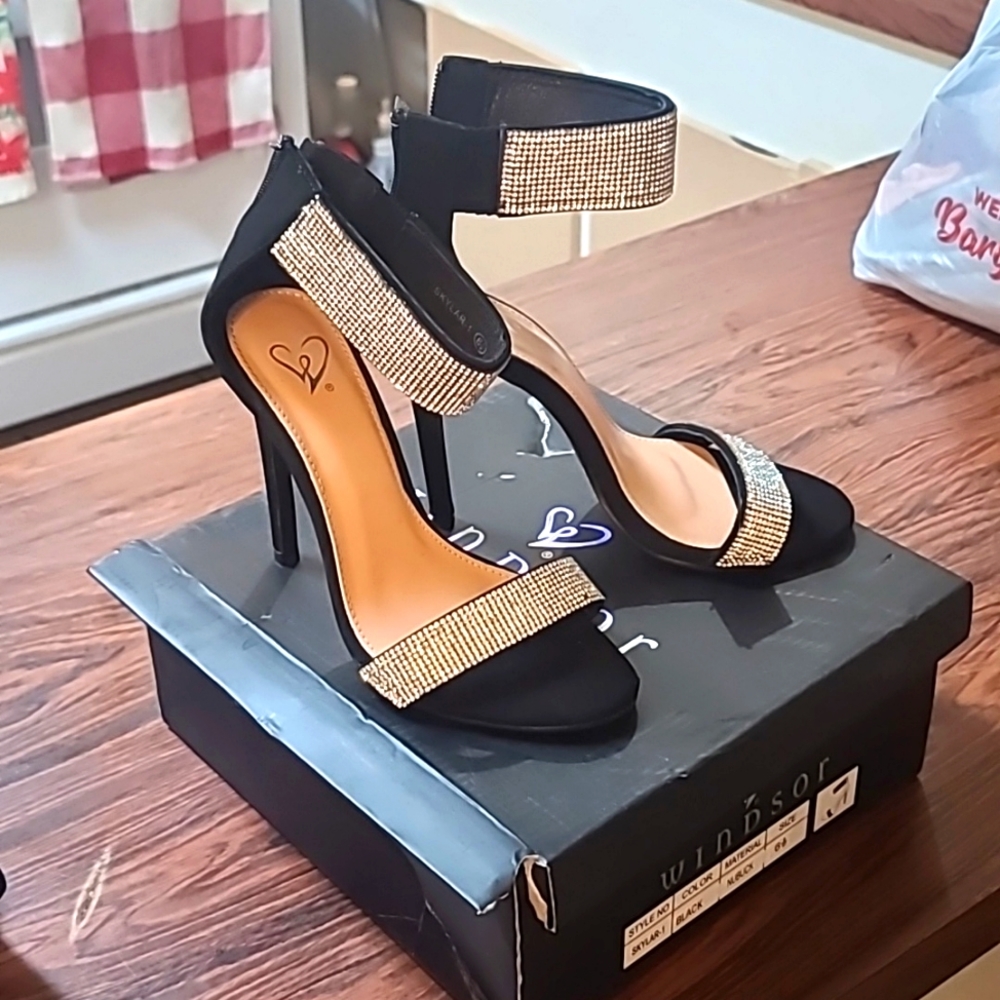 Rhinestone heels